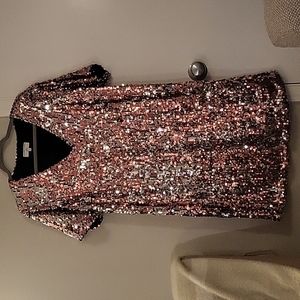 J Crew Sequin Shift Dress
